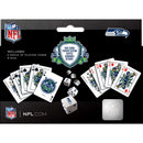 Seattle Seahawks - 2-Pack Playing Cards & Dice Set