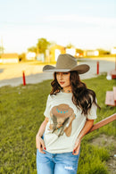 Turquoise Cowgirl Graphic Tee