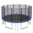 8/10/12/14/15/16 Feet Outdoor Trampoline Bounce Combo with Safety Closure Net Ladder-16 ft