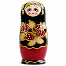 Set of 5 Strawberries Nesting Dolls Matryoshka 6.5 Inches
