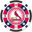 St. Louis Cardinals 100 Piece Poker Chips