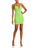 Fore Womens Strapless Short Mini Dress