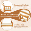 7 Pieces Acacia Wood Patio Dining Set with 1.97 Inch Umbrella Hole and Padded Cushions