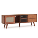 Living Room Bundle: TV Stand Storage Cabinet and Accent Chair