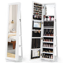 4-Piece Bedroom Furniture Set with Twin Size Bed Frame Entryway Bench Vanity Desk and Jewelry Armoire