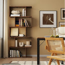 All-in-One Home Office Furniture Bundle - Ergonomic Chair Spacious Desk Multi-Drawer Cart Bookshelf & Accent Chairs