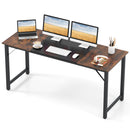 All-in-One Home Office Furniture Bundle - Ergonomic Chair Spacious Desk Multi-Drawer Cart Bookshelf & Accent Chairs