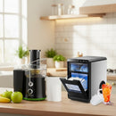 Countertop Nugget Ice Maker and Powerful Fruit Vegetable Juicer Combo for Refreshing Beverages