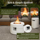 40 000 BTU Fire Pit Table Set with Hideaway Tank Holder