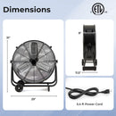 Garage & Warehouse Climate Control Bundle: Dehumidifier + Industrial Drum Fan