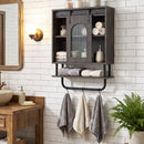Portable Closet with Pants Hangers and 2 Hanging Rods and 4 Storage Shelves