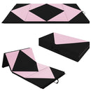 Folding Gymnastics Mat and Portable Floor Balance Beam Set