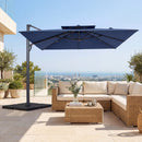 10 FT Cantilever Patio Umbrella with 220 LBS Base