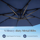 10 FT Cantilever Patio Umbrella with 220 LBS Base