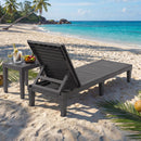 Outdoor Chaise Lounge Chair Set of 2 with 5-Position Backrest