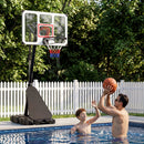 Portable Basketball Hoop Adjustable 4.9-10 Feet with Base