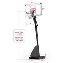 Portable Basketball Hoop Adjustable 4.9-10 Feet with Base