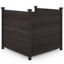 3-Panel Outdoor Privacy Fence for AC Units & Equipment