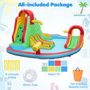 Inflatable Water Park with 3 Slides and Splash Pool