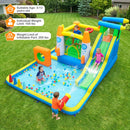 10-in-1 Inflatable Bounce House with Water Slide and Blower