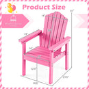 Adirondack Chair with High Backrest and Wide Armrests