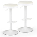 Adjustable Bar Stools Set of 2 with Padded Seat