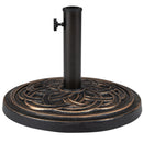 Round Umbrella Base 24 lbs with Adjustable Knob