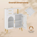 Buffet Cabinet with RGB LED Lights and Translucent Doors