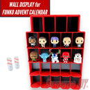 Upright Wall Display for Funko Advent Calendar - Display up to 24 Pocket Pops or Doorables!