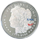 America's 250th Anniversary Morgan Dollar Nickel Silver Proof Coin