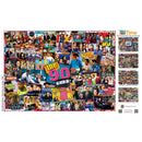 TV Time - 90's Shows 1000 Piece Jigsaw Puzzle