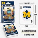 Michigan Wolverines Fan Deck Playing Cards - 54 Card Deck