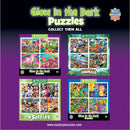 Glow in the Dark 100 Piece Jigsaw Puzzles - 4-Pack V1
