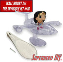 Wall Mount for Funko Wonder Woman Invisible Jet #16 | Fits this Pop! Rides perfectly!