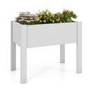 53L Raised Bed Grow Box Self-Watering Planter Box Stand with Water Level Monitor