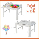 Wooden Kids Multi Activity Play Table with Storage Paper Roll