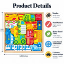 Cars, Ship, Plane, Helicopter and Sign Learning Wooden Blocks Puzzle