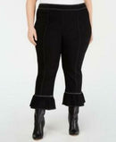 I-n-c Womens Plus Size Bell Hem Casual Trouser Pants