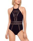 Salt + Cove Juniors Crochet One-Piece Swimsuit, Size XL