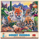 Wood Fun Facts - Desert Friends 48 Piece Wood Jigsaw Puzzle
