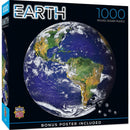 Solar System - The Earth 1000 Piece Round Jigsaw Puzzle