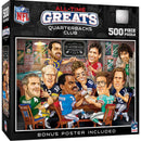 NFL Quarterbacks Club - All-Time Greats 500 Piece Jigsaw Puzzle