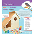 Audubon - Bird House Buildable Wood Craft & Paint Kit