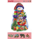 Shapes - Snowman Spectacle Shaped 1000 Piece Jigsaw puzzle