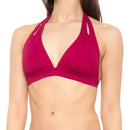 La Blanca Flyaway Printed Halter Bikini Top