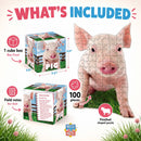 Pig 100 Piece Shaped Jigsaw Puzzle