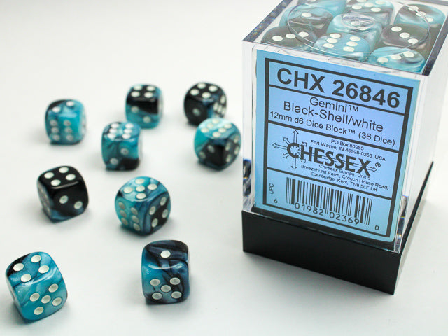 Chessex 12mm 6-Sided Gemini Dice Block