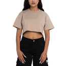 Pro Club Women's Heavyweight Short Sleeve Crop Top
