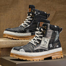 Men's High-top Boots Autumn Denim