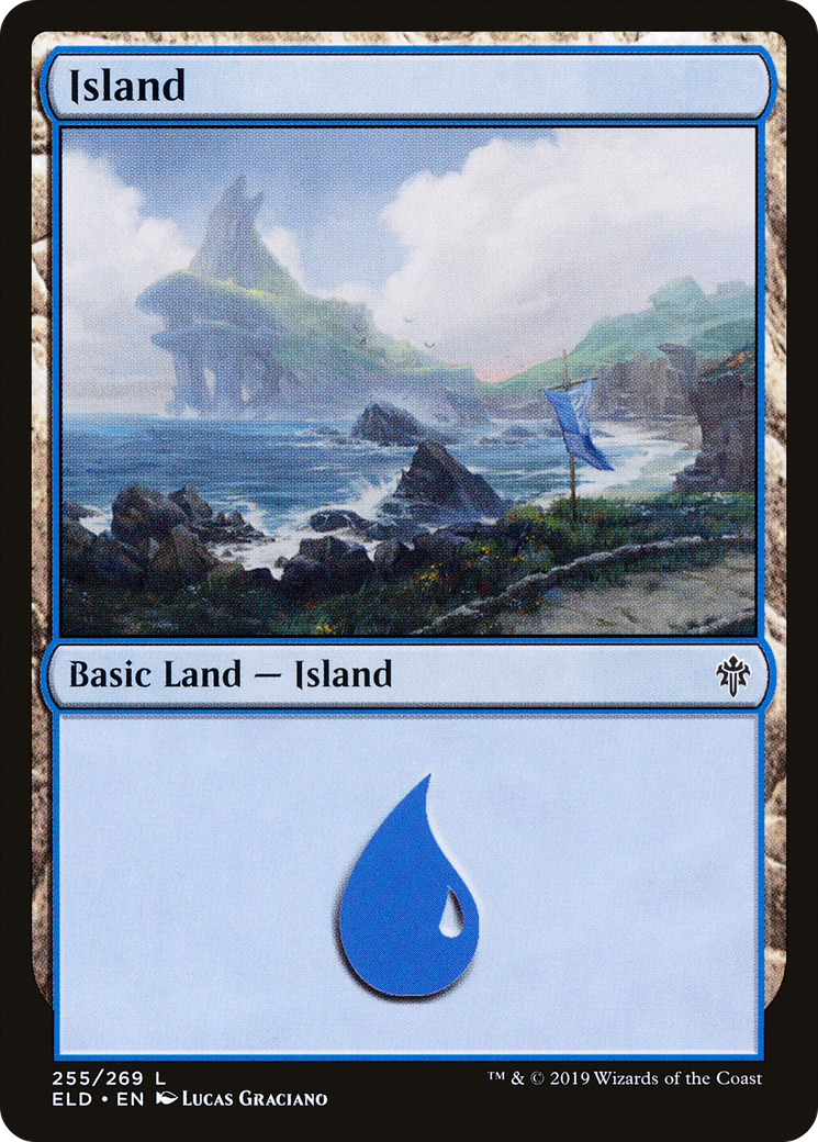 Island (ELD-255) - Throne of Eldraine Foil